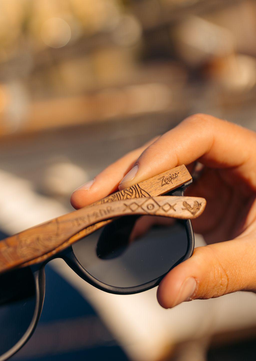 Eyewood | Engraved wooden sunglasses - Vikings